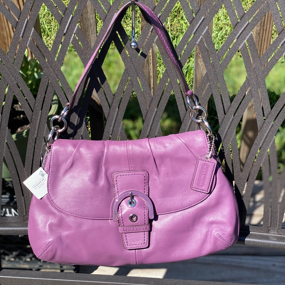 Coach Purse Purple New